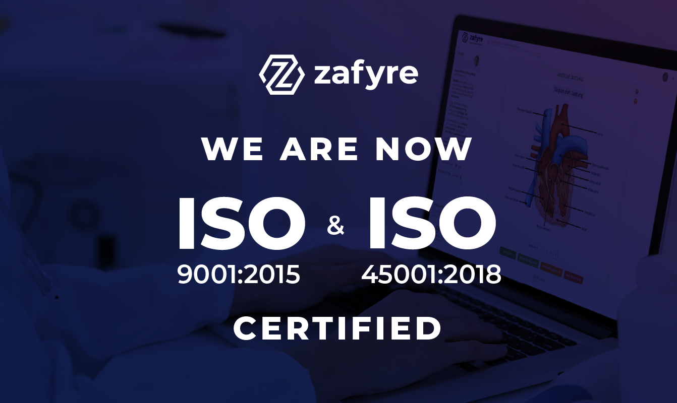 We are now ISO 9001:2015 and ISO 45001:2018