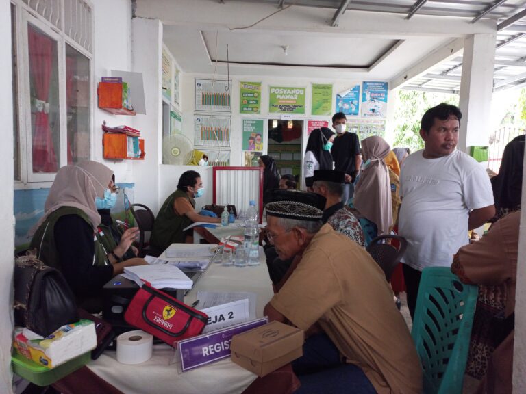 Community health services at a Puskesmas highlight patient safety in primary care Indonesia, showing high patient volume and safety challenges.